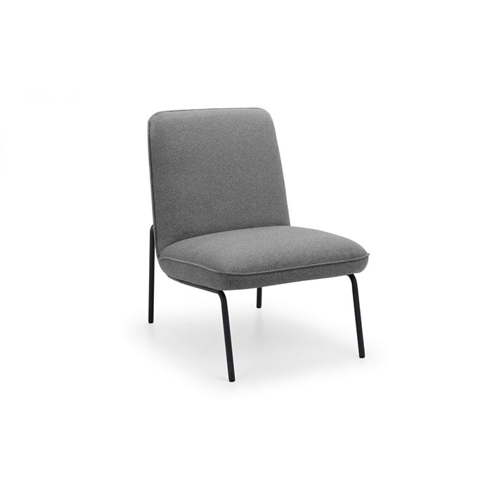 Dali Grey Wool Chair - Click Image to Close